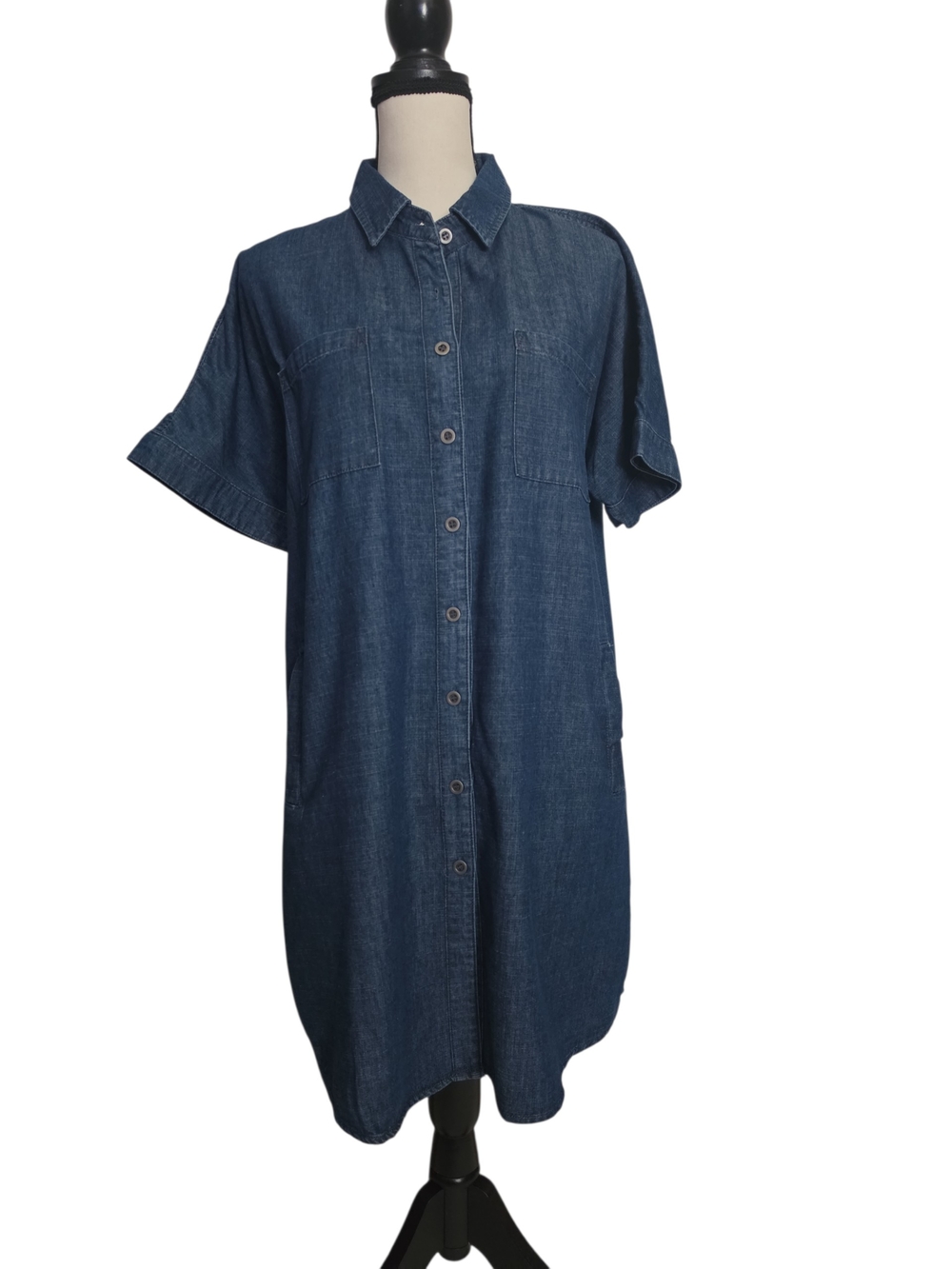 Ovruns Denim Shirt Dress
